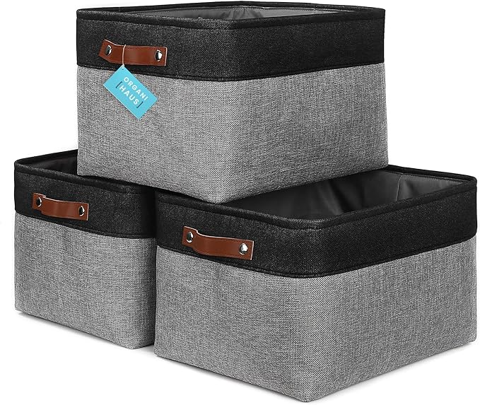 OrganiHaus Extra Large Fabric Storage Bins by OrganiHaus