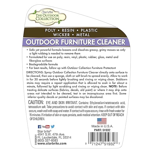 STAR BRITE Outdoor Collection Furniture Cleaner Spray - Image 2