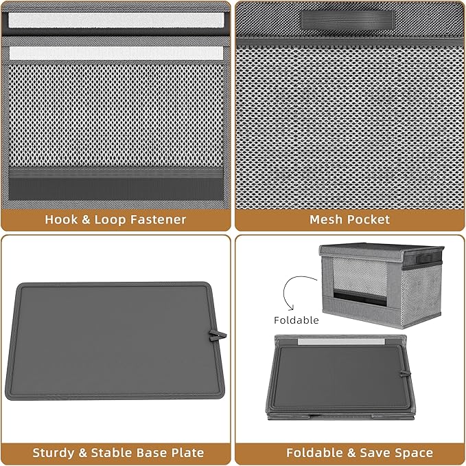 2 Pack Extra Large Trash Bag Holder Dispenser, Oxford Cloth Garbage Bag Storage - Image 6