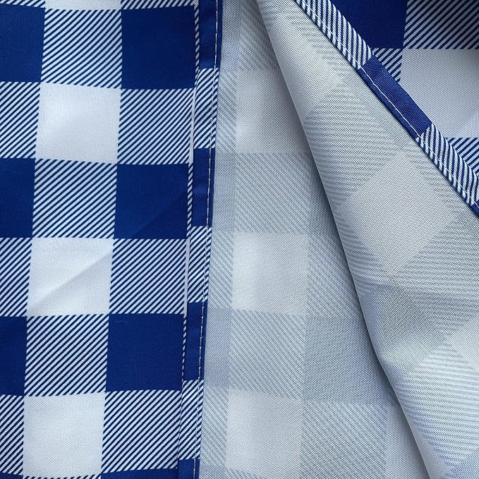 Waterproof Checkered Tablecloth Fabric - Image 9