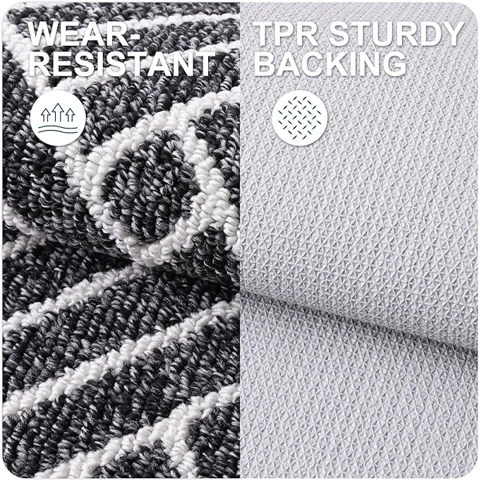 OLANLY Large Indoor Door Mat, 71x47 Inch, Dirt Resistant and Absorbent - Image 3