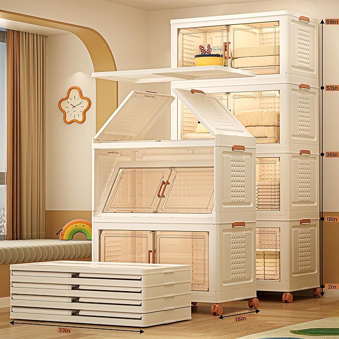 752QT/188Gal 4 Layers Stackable Storage Bins - Image 5