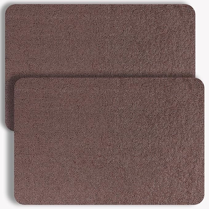 Non-Slip Bathtub Mat, 2 Pack Anti Slip Shower Mat, Fast Drying Bathtub Mats by Hargiis