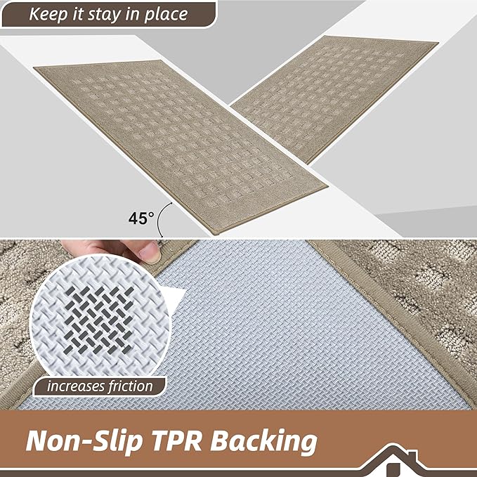 BEQHAUSE Waffle Door Mats Indoor 20"x32", Dog Mat - Image 5