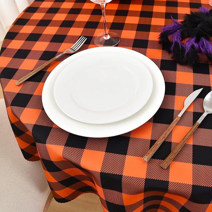 Waterproof Plaid Tablecloth Fabric - Image 8