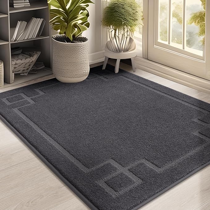 BEQHAUSE Door Mat 32" x 48", Non-Slip Door Mats Indoor Entryway Rugs Washable by BEQHAUSE