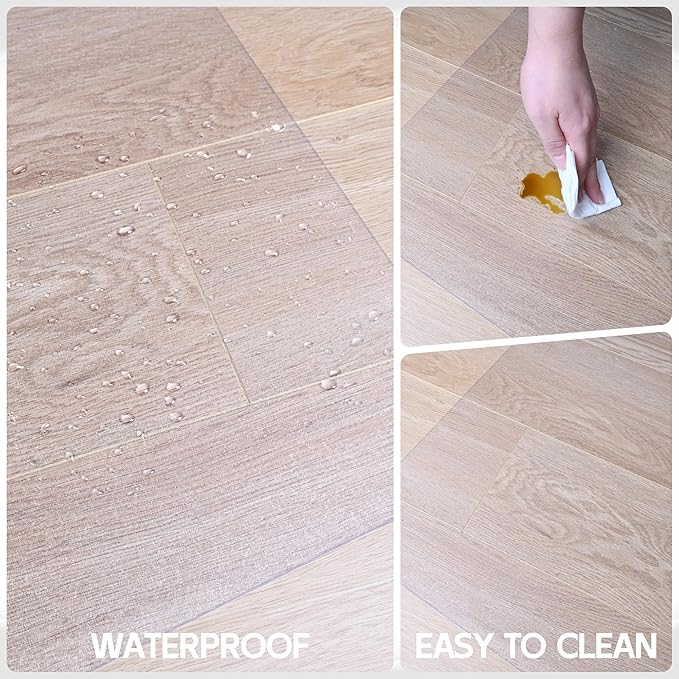Crystal Clear Chair Mat for Hardwood Floor, 48” x 36” Office Chair Mat for Hard - Image 5