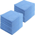 Microfiber Cleaning Cloths, 24 Pack, All-Purpose, Highly Absorbent, Washable by JDHomease