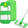 2 Pack Reusable Microfiber Mop Pads, Compatible by BEFANTY