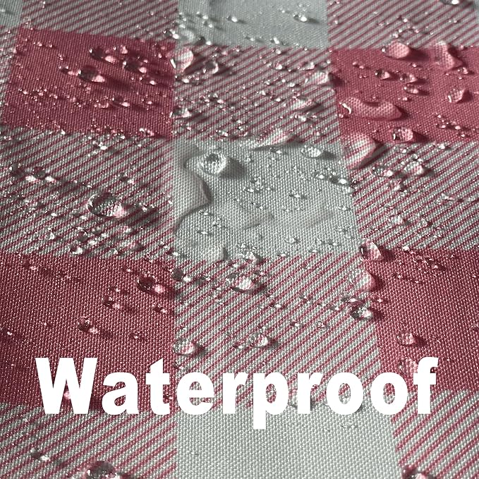 Waterproof Plaid Tablecloth Fabric - Image 3