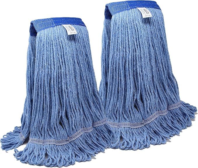 Turkey Creek Essentials Mop Heads Commercial Grade USA Made Looped End Heavy by TurkeyCreekEssentials