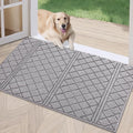 REFETONE Indoor Doormat, Front Back Door Mat 32"x40" Absorbent Rubber Backing by Refetone