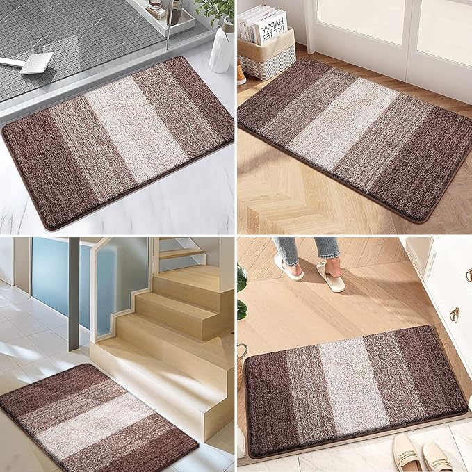 Kitinjoy Indoor Outdoor Door Mat, 59x24 Non-Slip Absorbent Dirt Trapper - Image 6