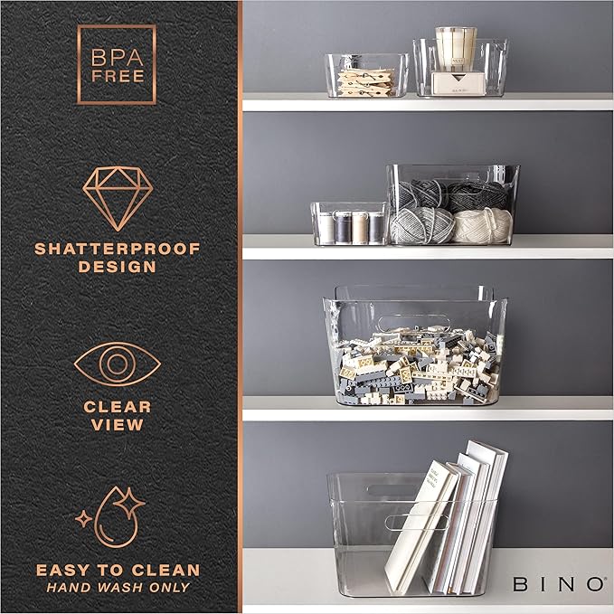 BINO | Plastic Organizer Bins, Small - Image 7