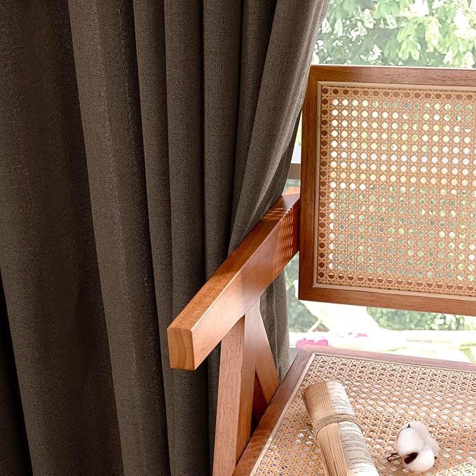 YoungsTex Linen Curtains 90 Inch Length - Image 7