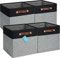 OrganiHaus 12x12 Fabric Storage Bins by OrganiHaus