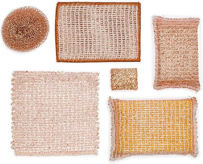 REDECKER Kitchen Woven Copper Sponge, 2-Piece - Image 7