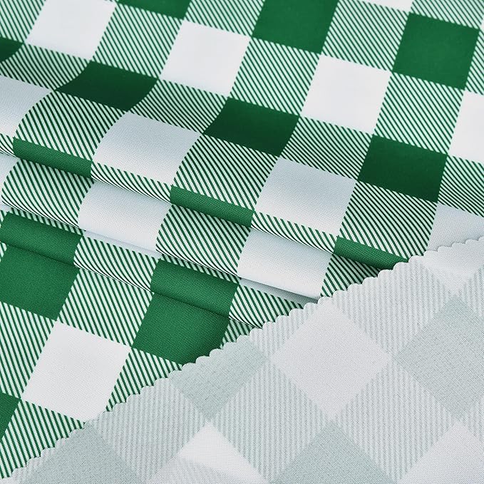 Waterproof Plaid Tablecloth Fabric - Image 4