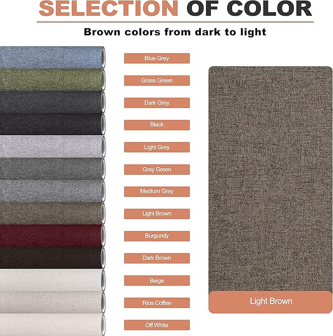 Fine Linen Fabric Patches, Self-Adhesive, Extra Large 12x40 Inch, - Image 4