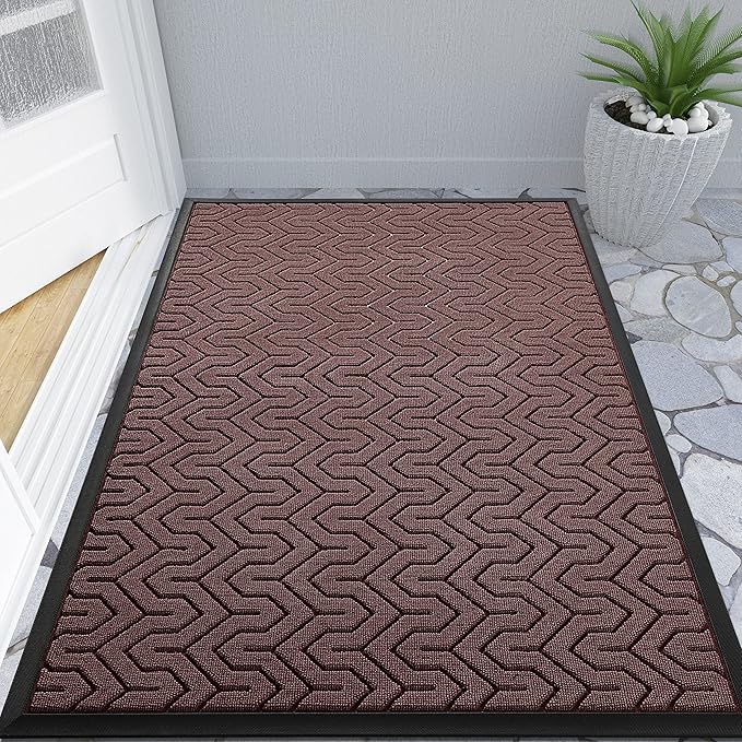 Yimobra Large Door Mat Outside Entrance 47x32, Waterproof Heavy Duty Outdoor by Yimobra