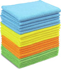 Simple Houseware Microfiber Cleaning Cloth 20 Pack, 4 Colors by SimpleHouseware