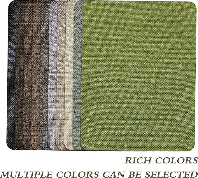 KING MOUNTAIN Coarse Linen Repair Patches, Self-Adhesive Linen Fabric Patches - Image 3