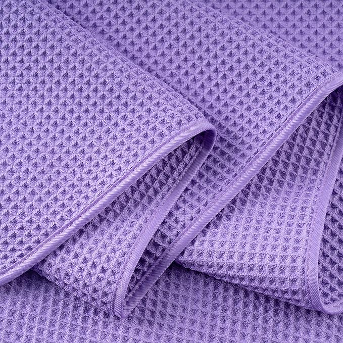POLYTE Microfiber Oversize Quick Dry Lint Free Bath Towel, 60 x 30 in, 4 Pack - Image 4