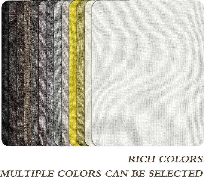 Fine Linen Fabric Patches, Self-Adhesive, 8x11 inch Extra Size, - Image 3