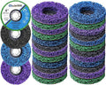 20 Pcs 4" x 5/8" Strip Discs Bulk, Paint Stripping and Rust Removal Wheels by Oleitodh