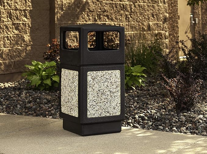 Safco Canmeleon Trash Can, 38 Gallons, Indoor and Outdoor Use, Durable & - Image 4