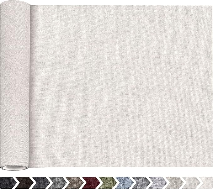Fine Linen Repair Patches, Self-Adhesive Linen Fabric Patches, 12X40 inch Extra by ForABetterHomeLife