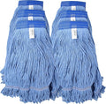 Turkey Creek Essentials Mop Heads Commercial Grade USA Made Looped End Heavy by TurkeyCreekEssentials