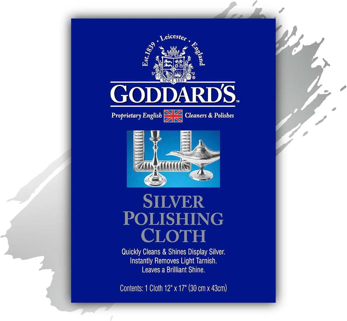 Silver Polishing Cloth, Silver Cleaner & Tarnish Remover, 1 Pack
